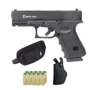 Kuzey G19 Blank Gun Bag 10 Bullets Bag & Holster